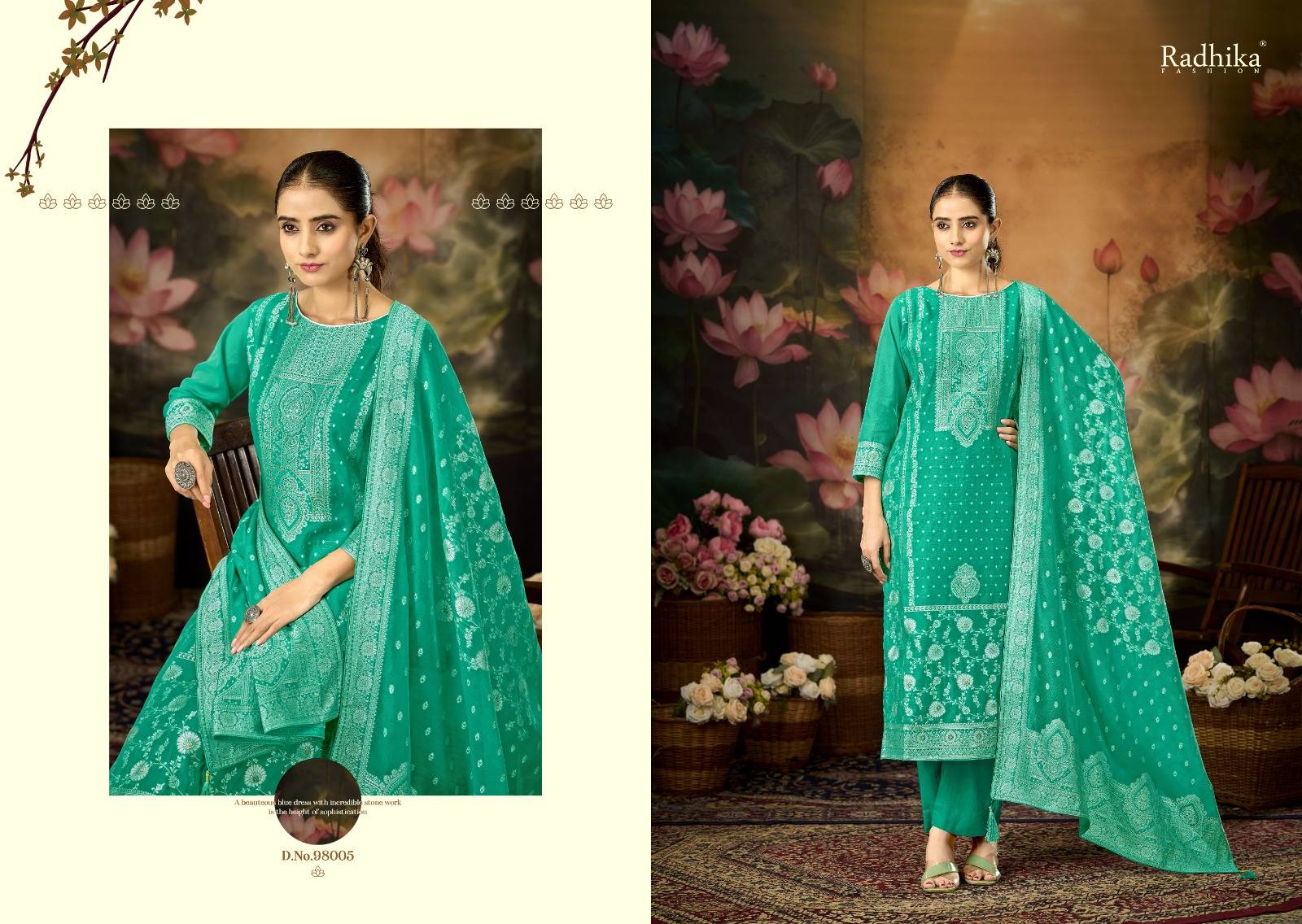 BANARASHI ADAH-12 by Azara 98001 To 98006 Series 